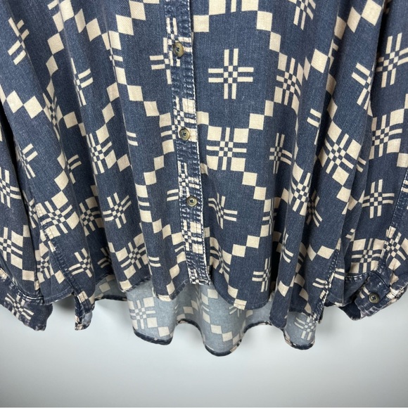 Urban Outfitters BDG Keanu Oversized Flannel Patterned Button Down Shirt - Picture 6 of 13